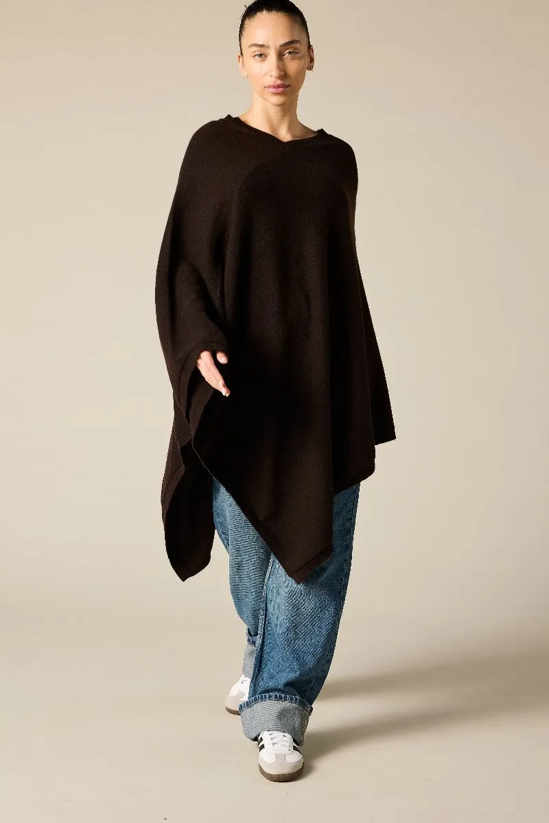 100% Cashmere Poncho (large)