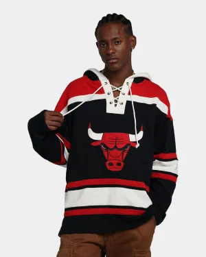 47 Brand Chicago Bulls Superior Lacer Hoodie Jet Black/Red