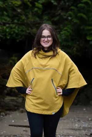 Bamboo Soft Cotton Poncho - Dijon