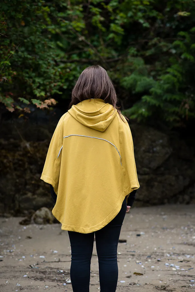 Bamboo Soft Cotton Poncho - Dijon