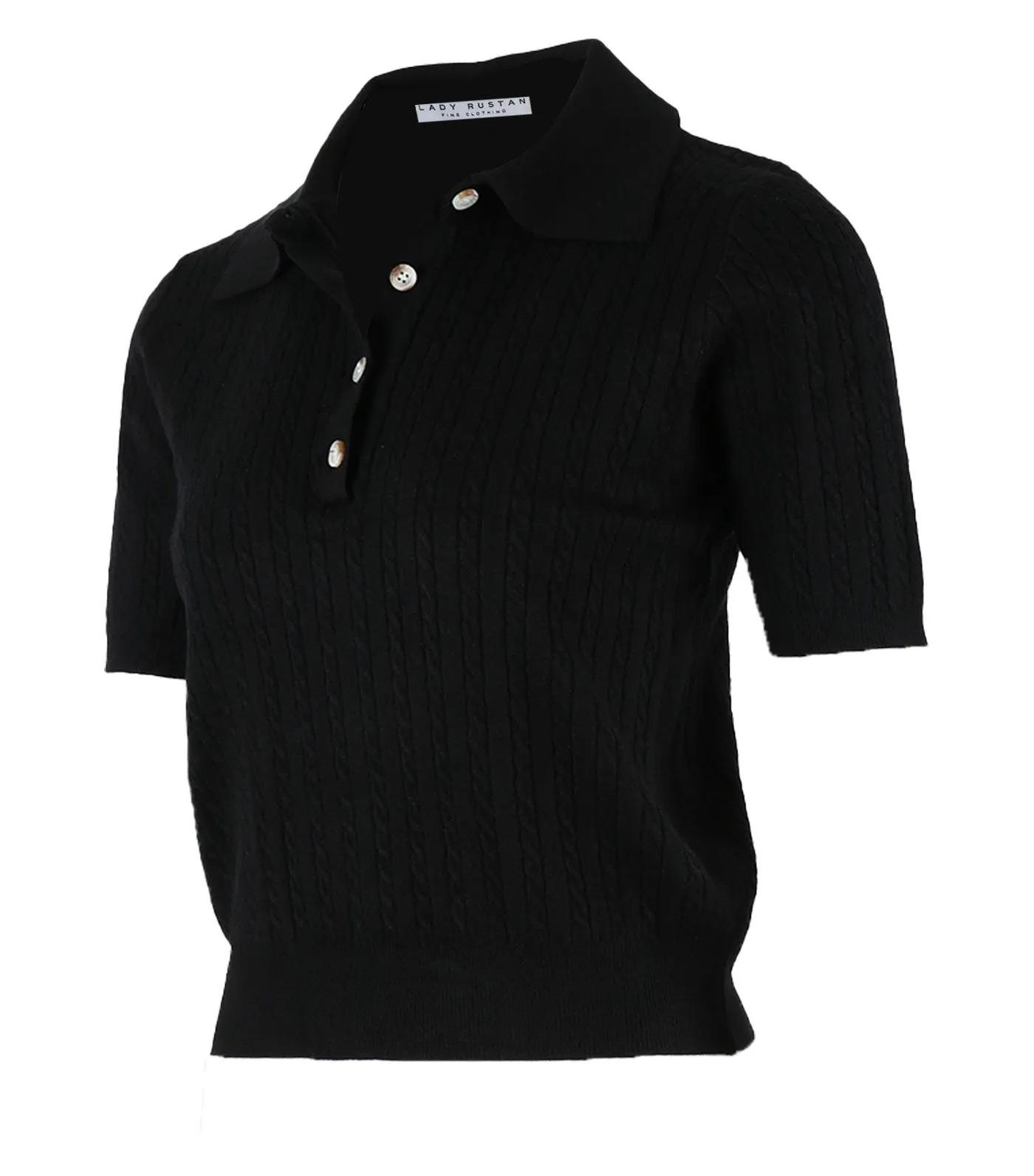 Brana Knitted Blouse Black