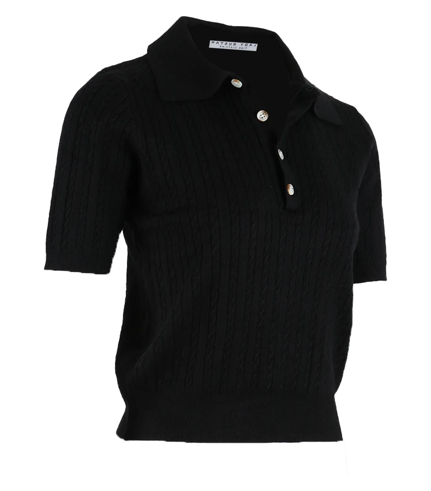 Brana Knitted Blouse Black