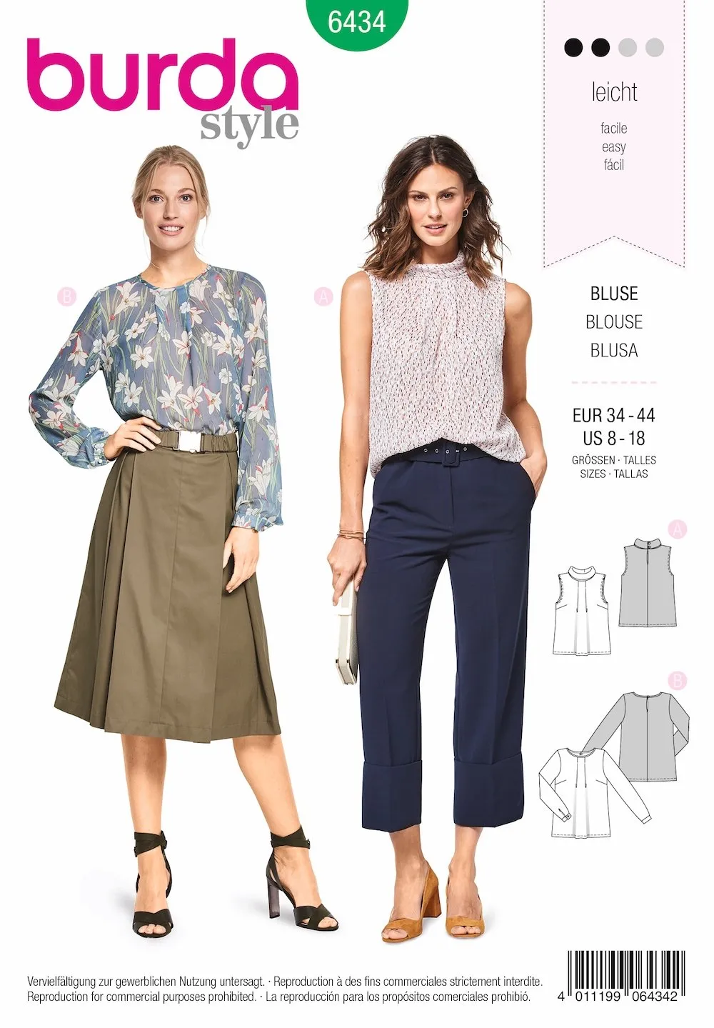 Burda Pattern 6434 (8-18)