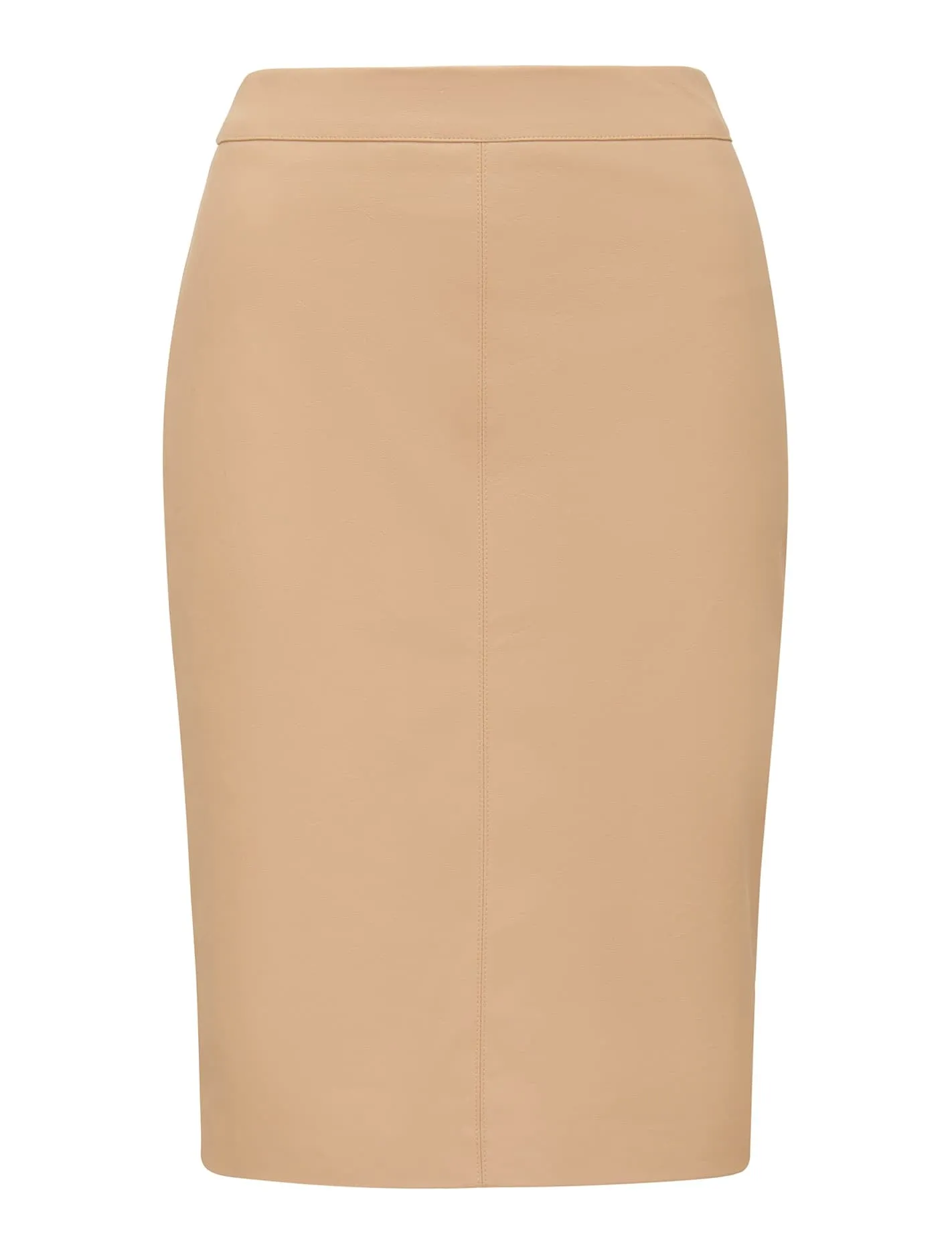 Carla Vegan Leather Midi Skirt