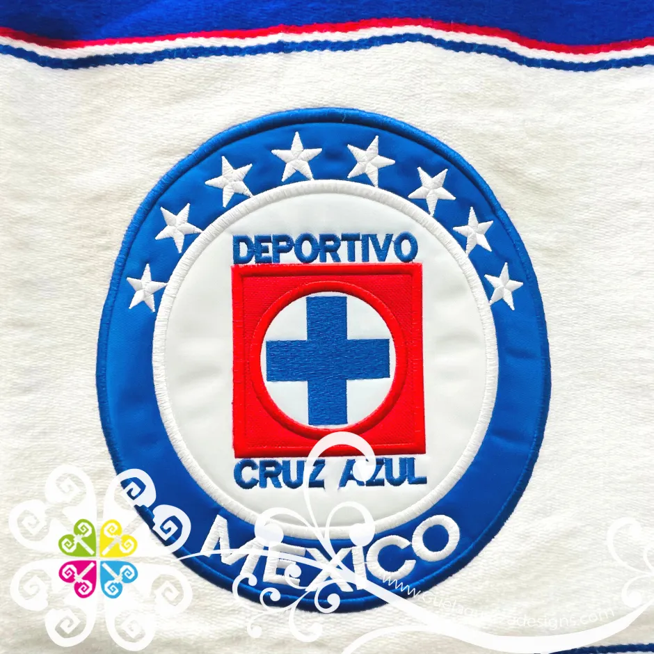 Cruz Azul Soccer Team - Sarape Men Poncho