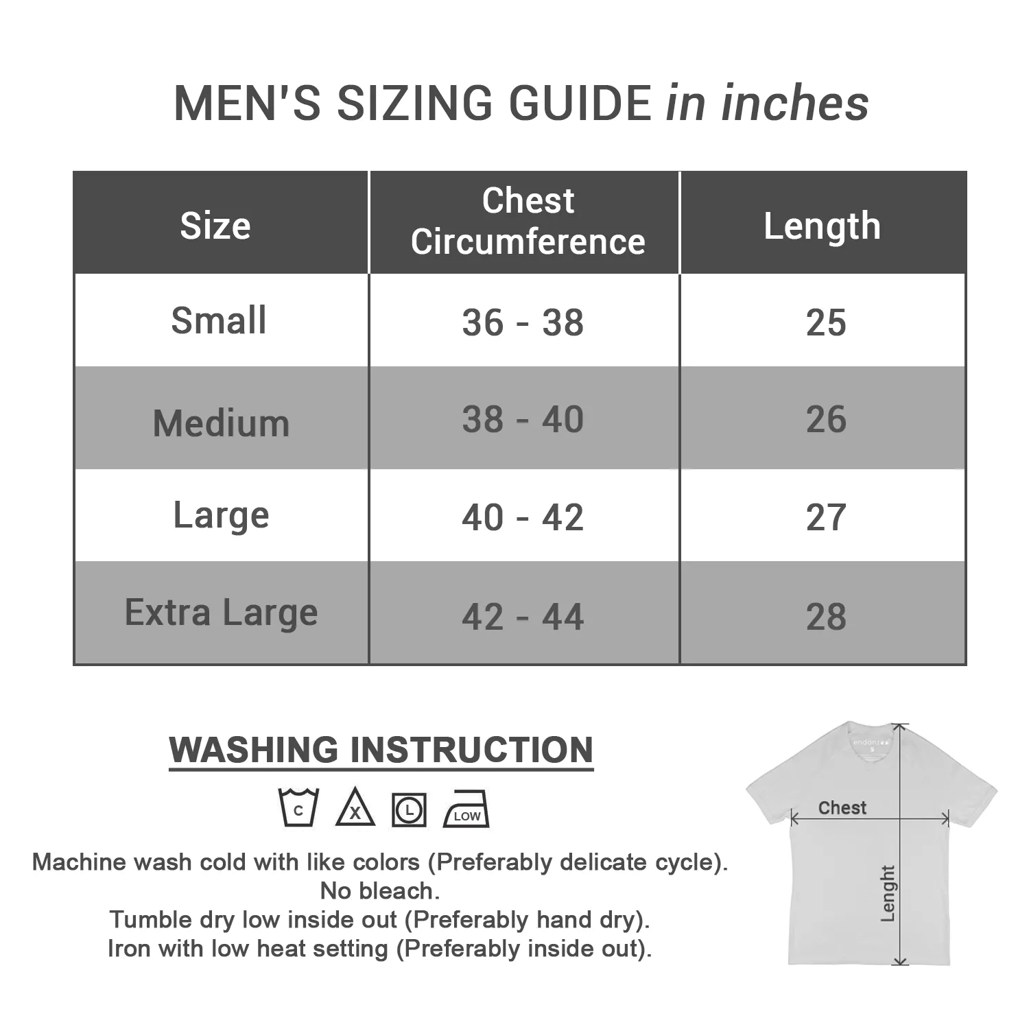 [Custom Text] Endanzoo Organic Men T-shirt for Dad - Short Sleeve