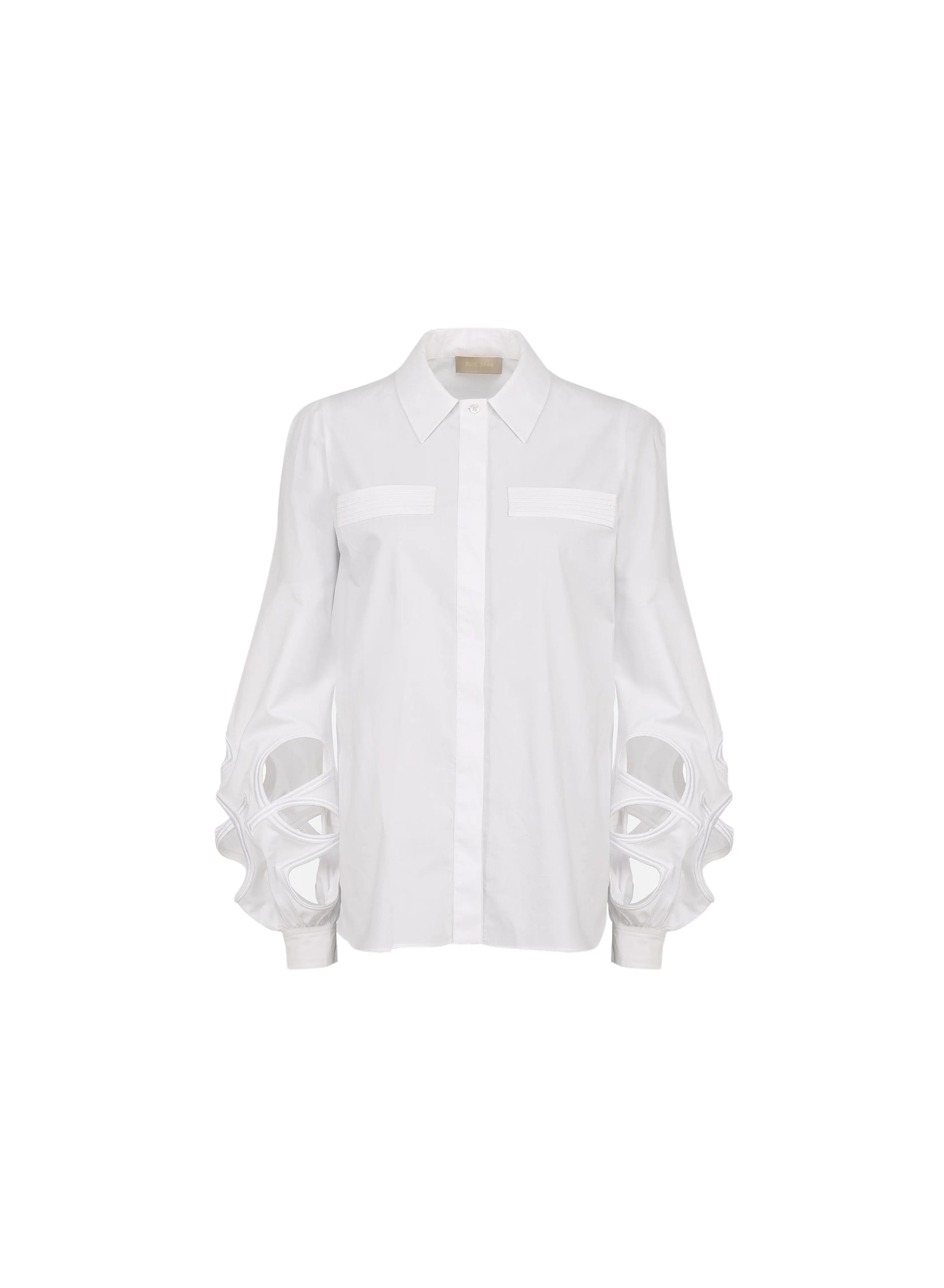 Cut-Out Cotton Shirt