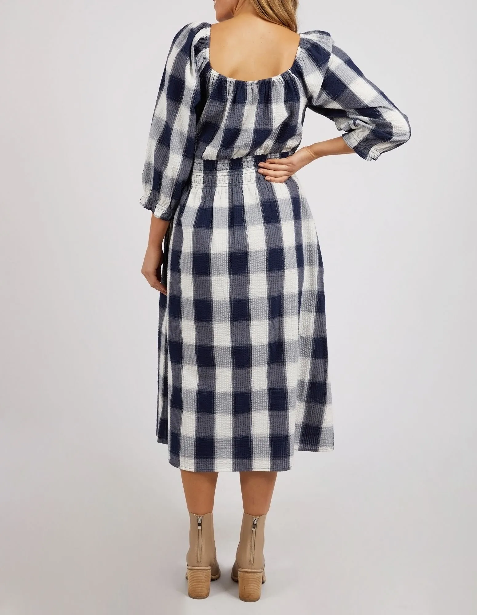 Elm Cedar Check Dress