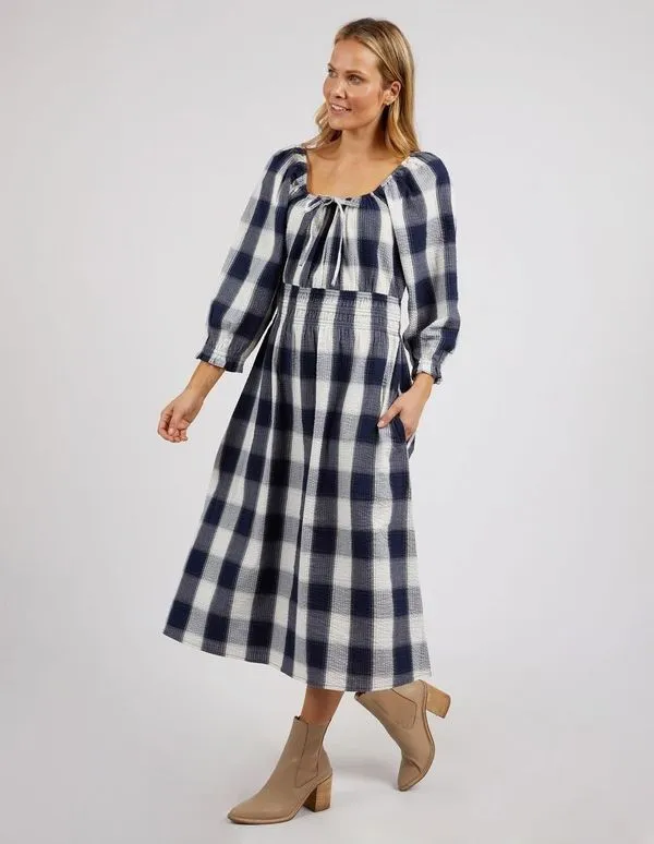 Elm Cedar Check Dress