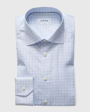 ETON 10000039725 BLUE SLIM SC SHIRT