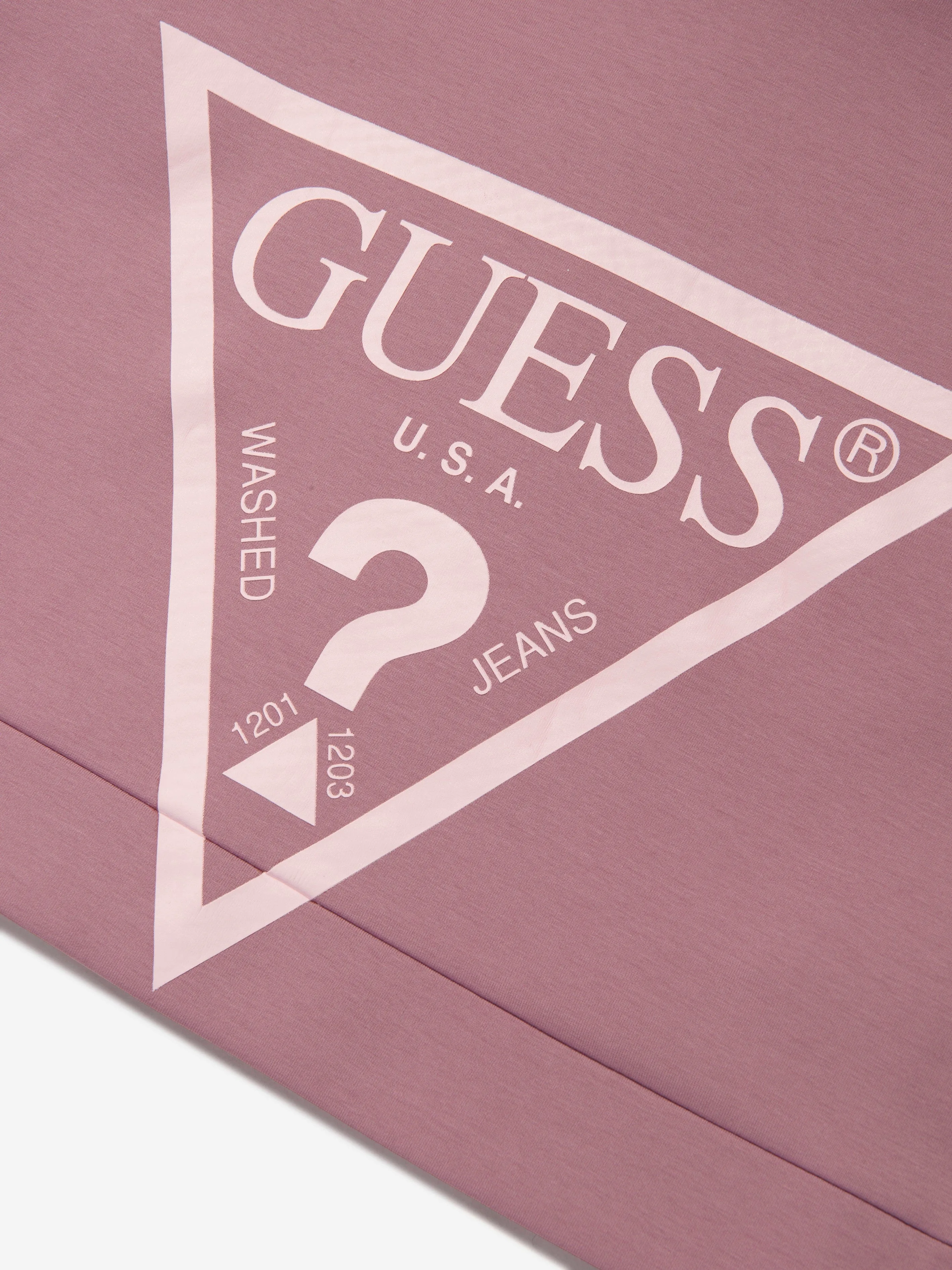 Guess Girls Logo Print Hoodie