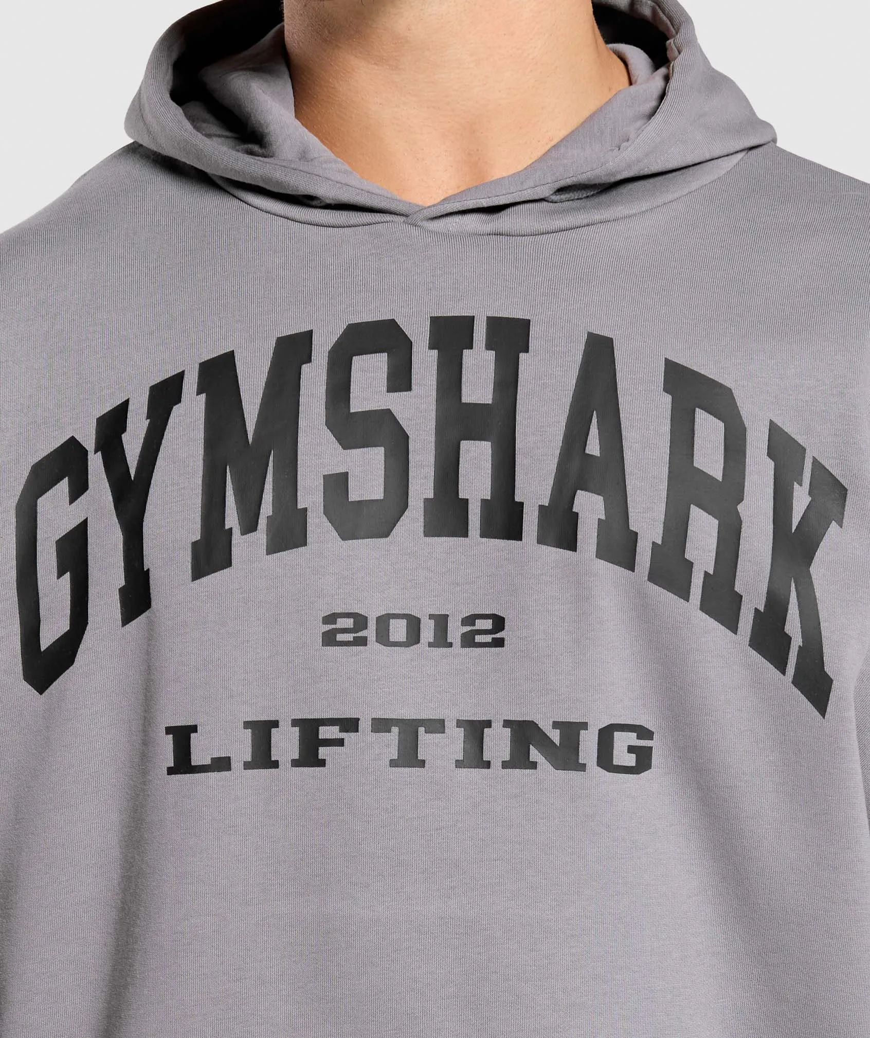 Gymshark 2012 Lifting Hoodie - Medium Grey