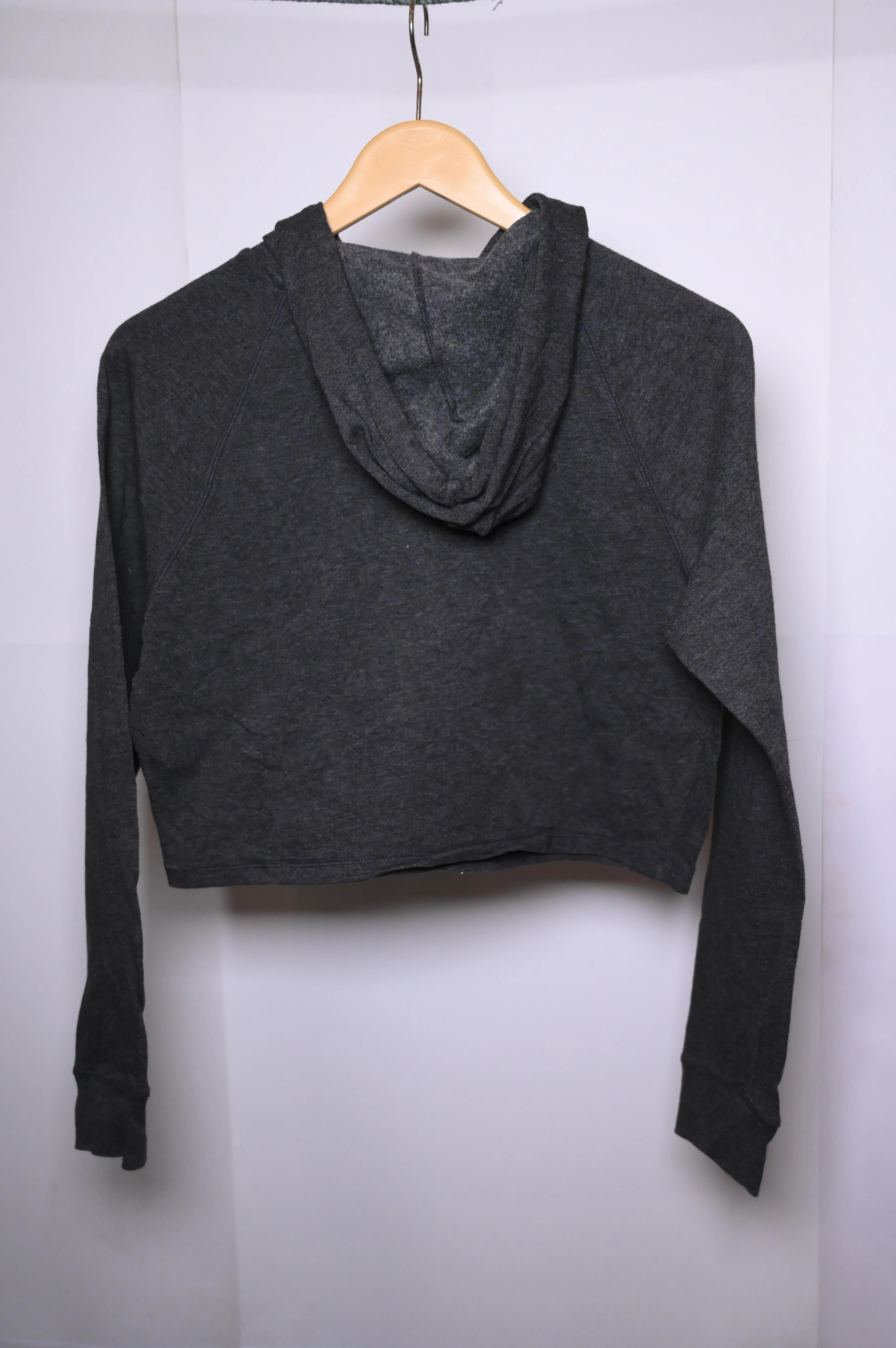 H&M Grey Crop Hoodie (XS)