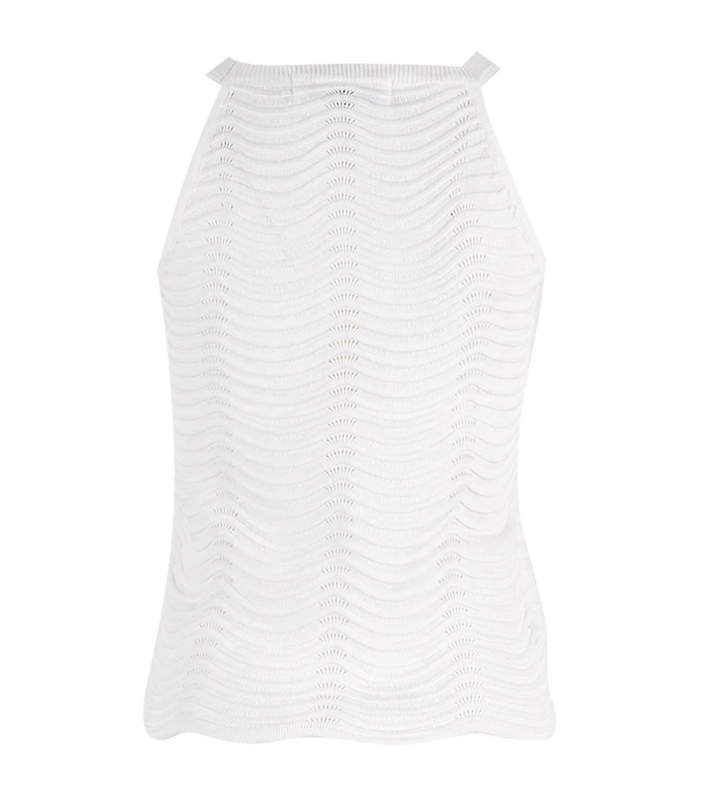 Heidi Knitted Blouse White