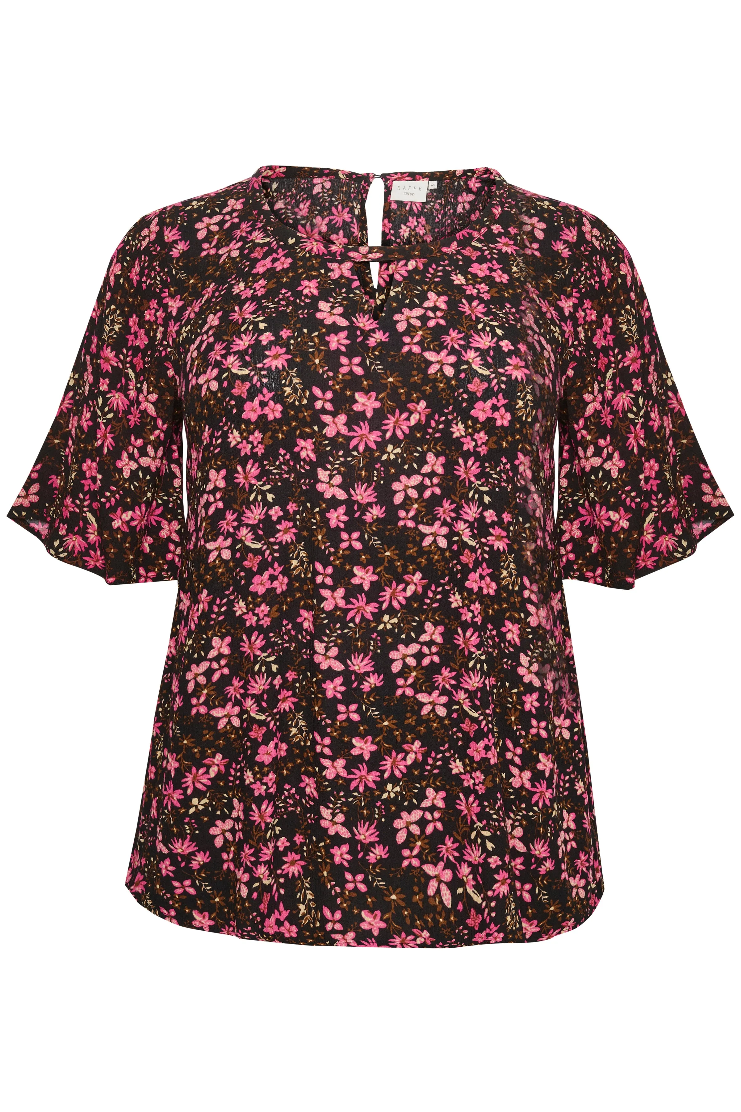 Kaffe Ami Blouse in Pink Flower