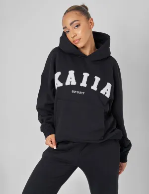 Kaiia Sport Oversized Hoodie Black