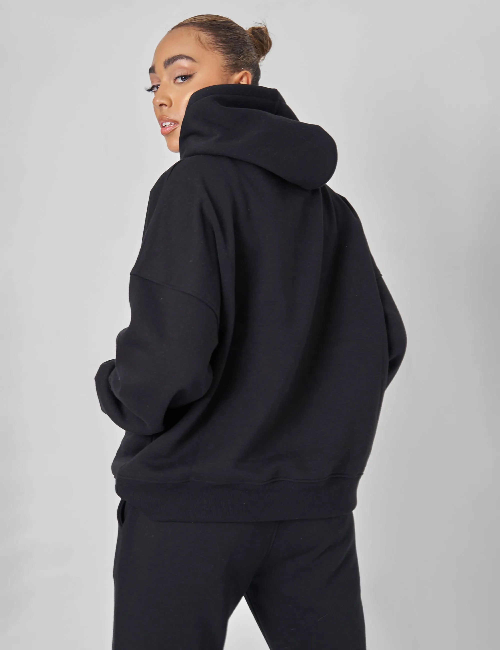 Kaiia Sport Oversized Hoodie Black