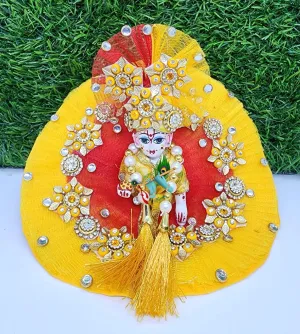 laddu gopal heavy dress with pagdi and patka