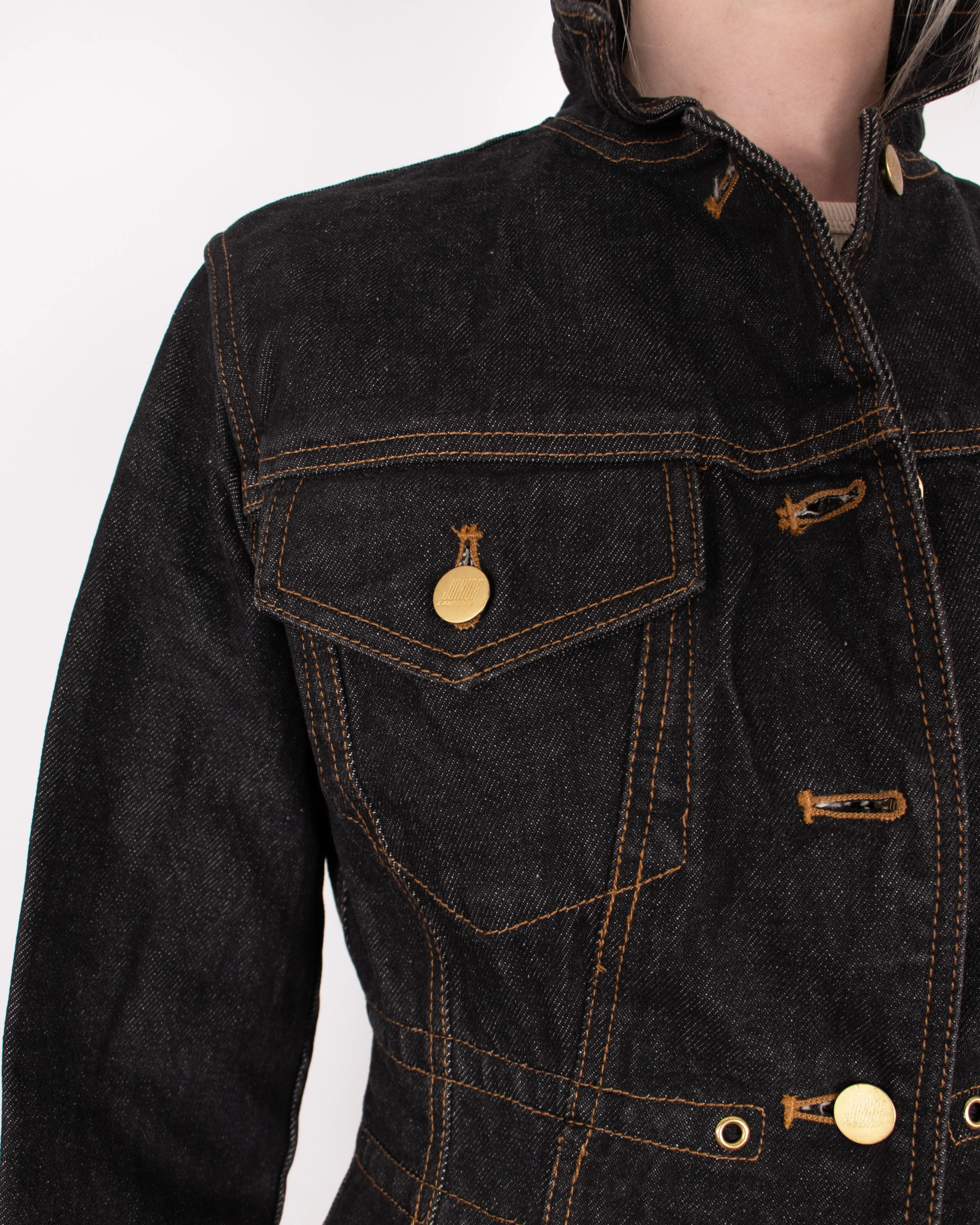 Late 1980s Junior Gaultier Denim Jacket S