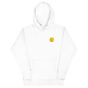 Laugh. Dance. Smile Hoodie- White