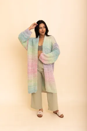 Lounge Around Longline Ombre Cardigan