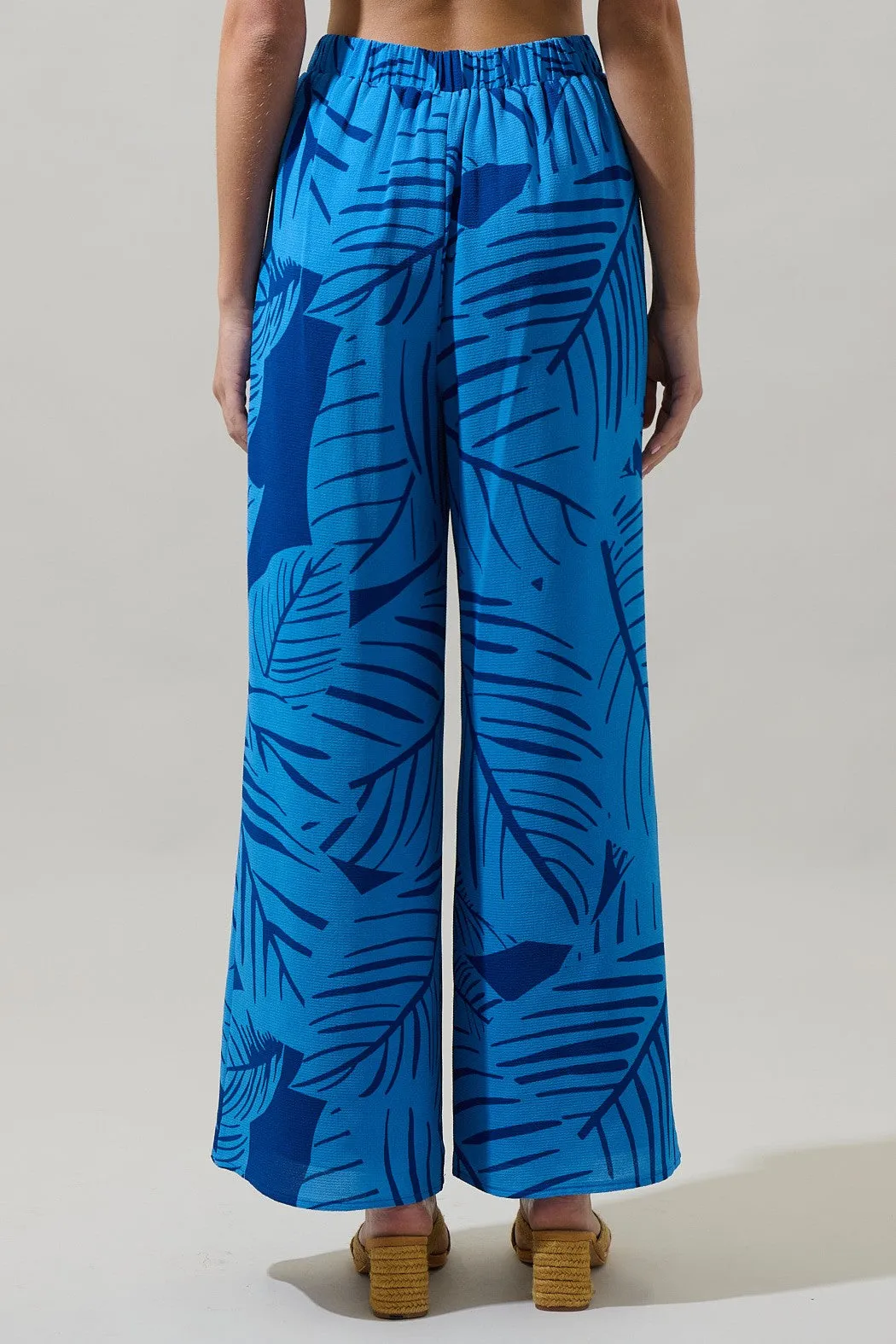 Maia Tropics Elena Floral Wide Leg Pants