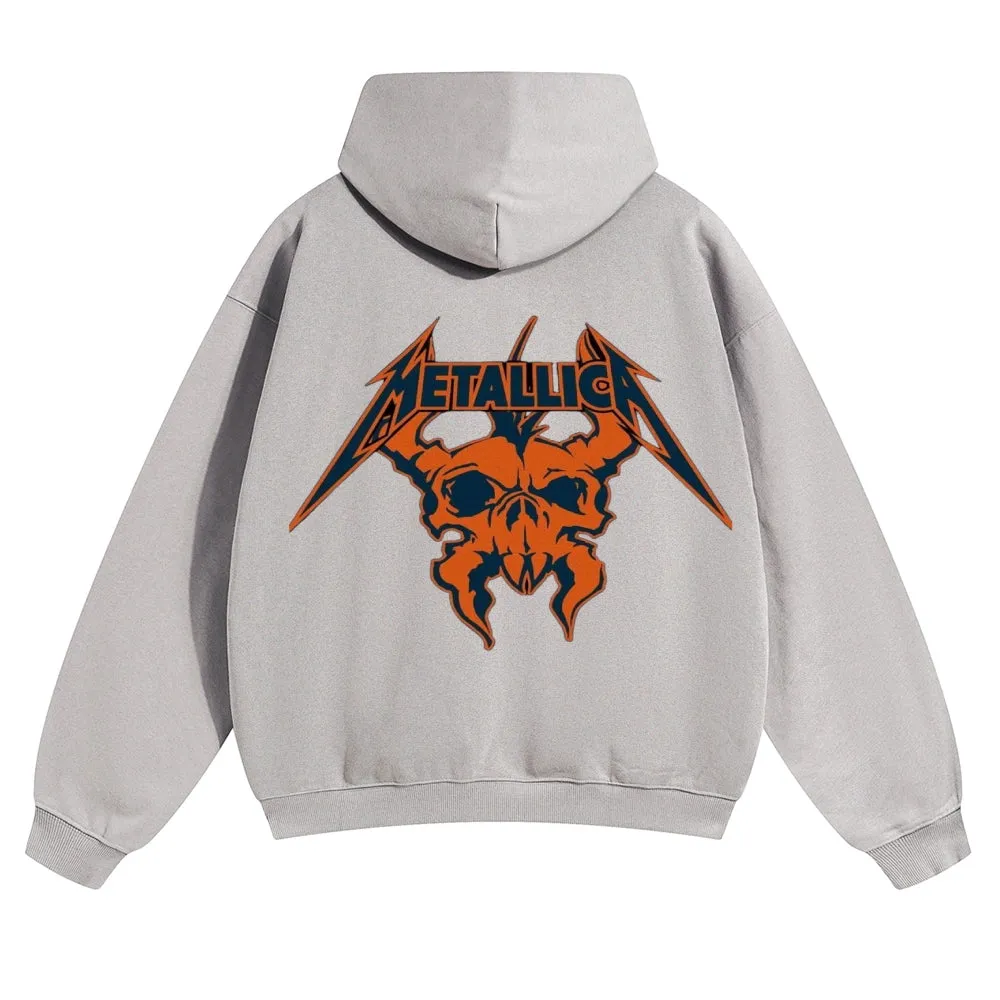 Mens Vintage Metallica Rock Hoodies