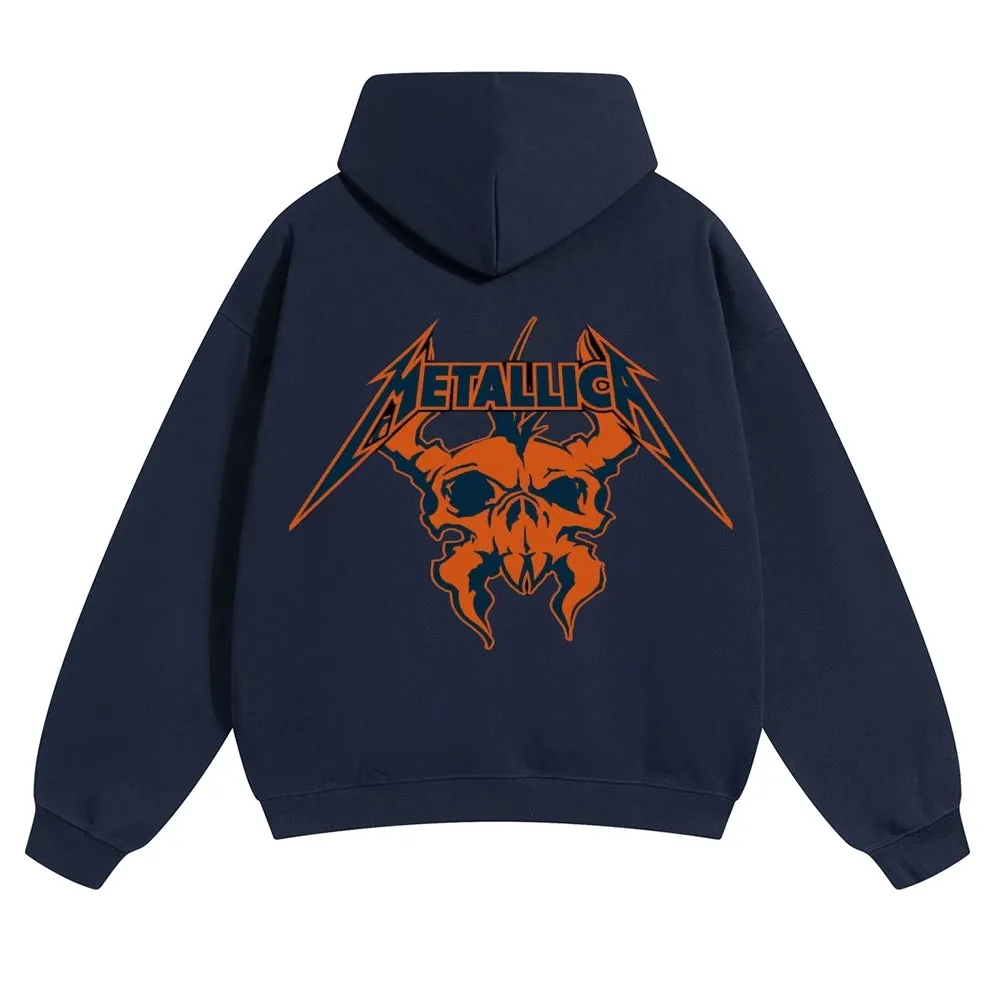 Mens Vintage Metallica Rock Hoodies