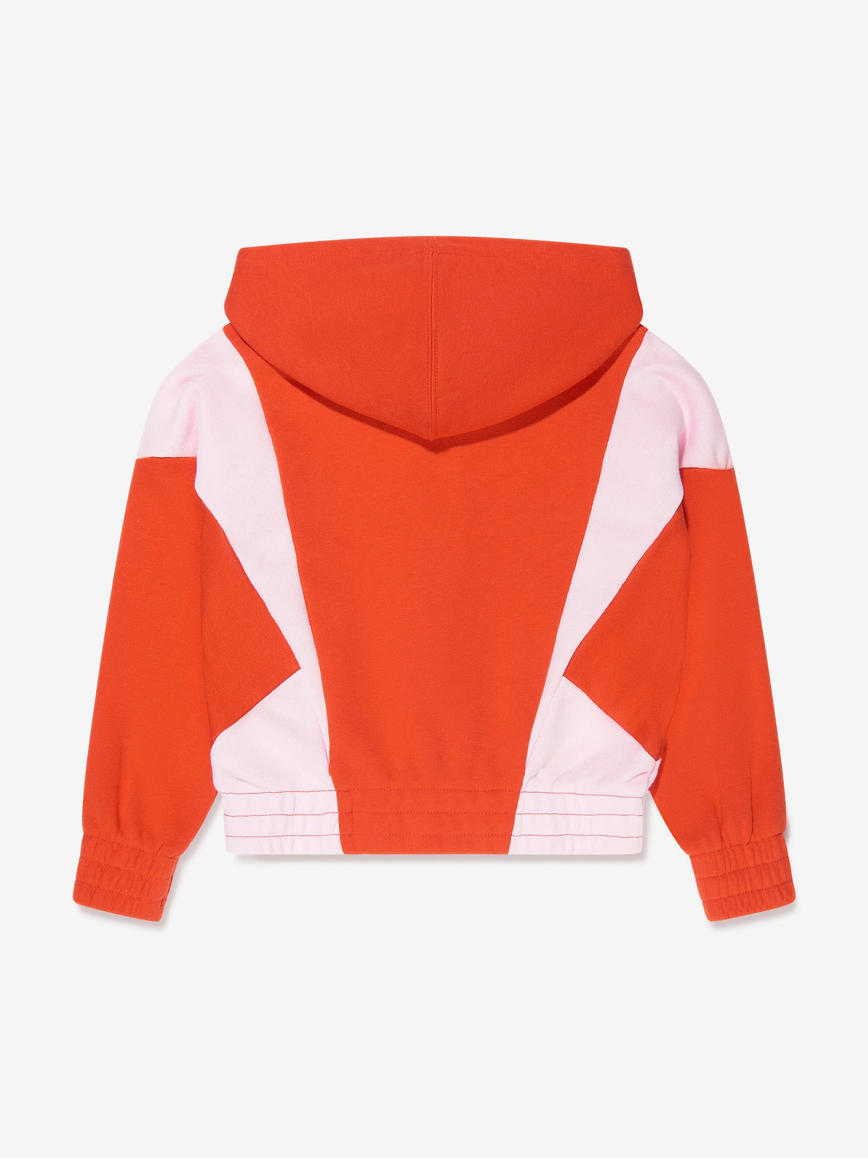 Nike Girls Swoosh Full Zip Hoodie in Red