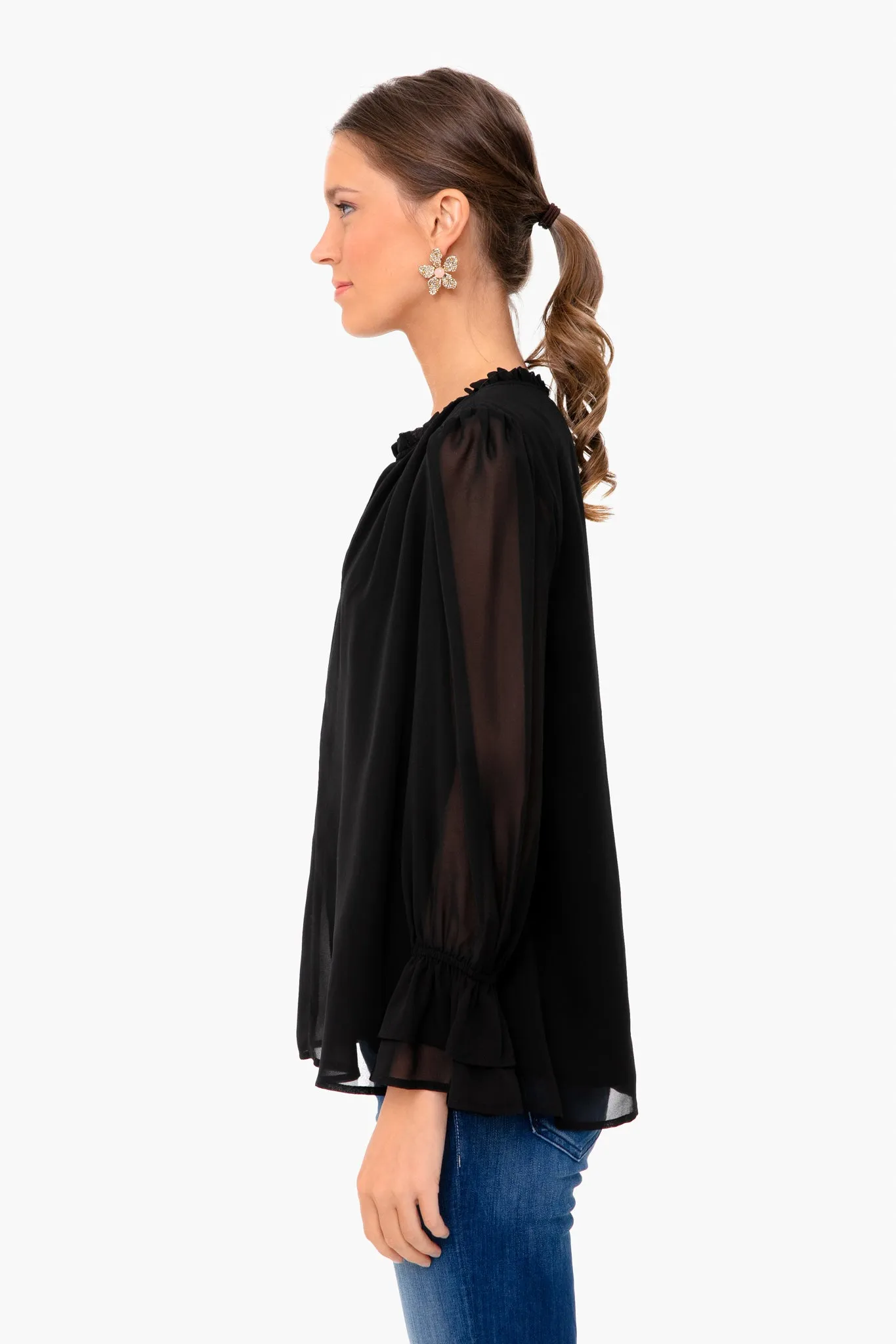 Noir Darby Blouse