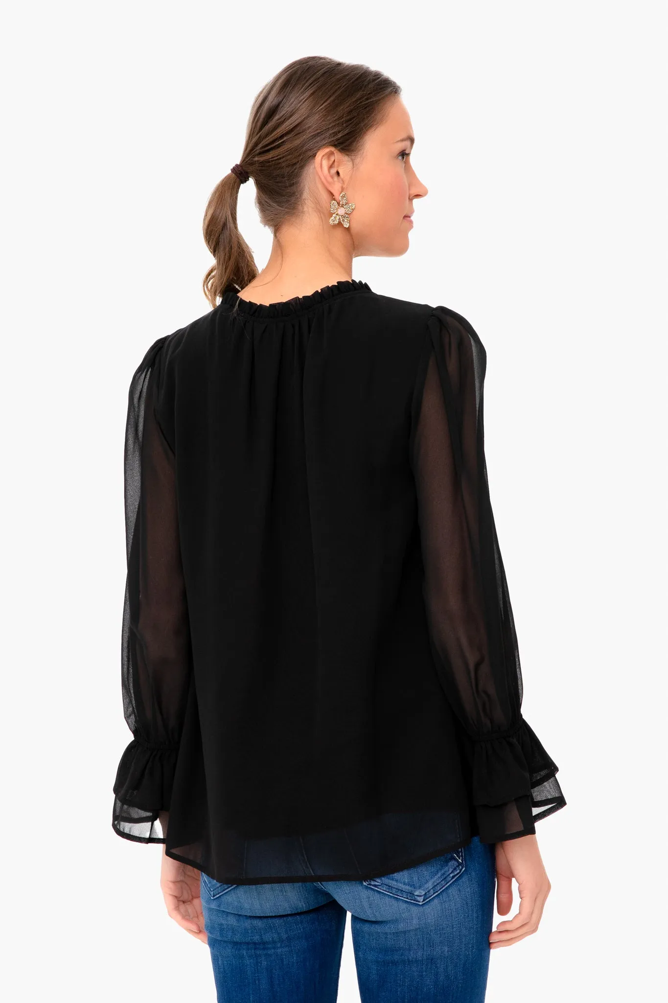 Noir Darby Blouse