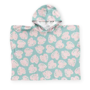 Pink Monstera Keiki Poncho