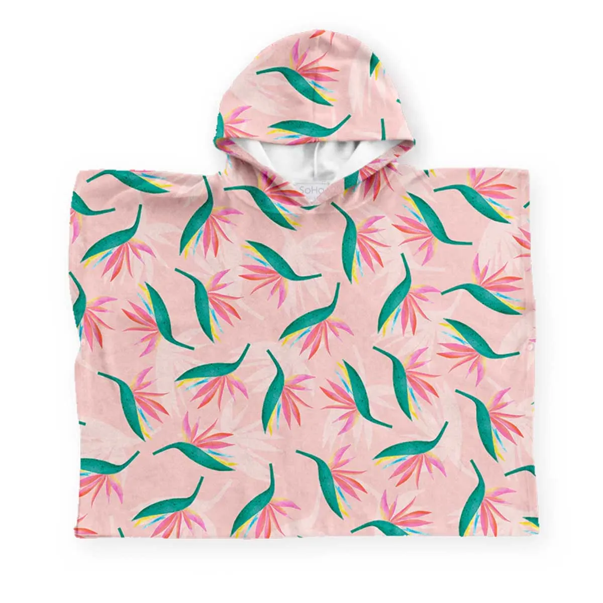 Pink Tropics Keiki Poncho