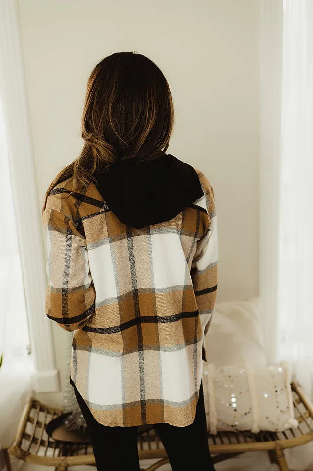 Plaid Pocket Hoodie