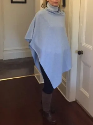 SCA 2-Ply Poncho - Powder Blue