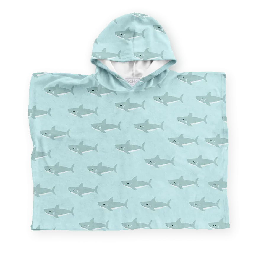 Shark Keiki Poncho