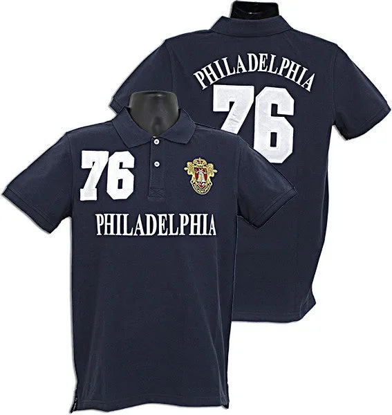 SHPH01N Polo Shirt Philadelphia 76 NAVY