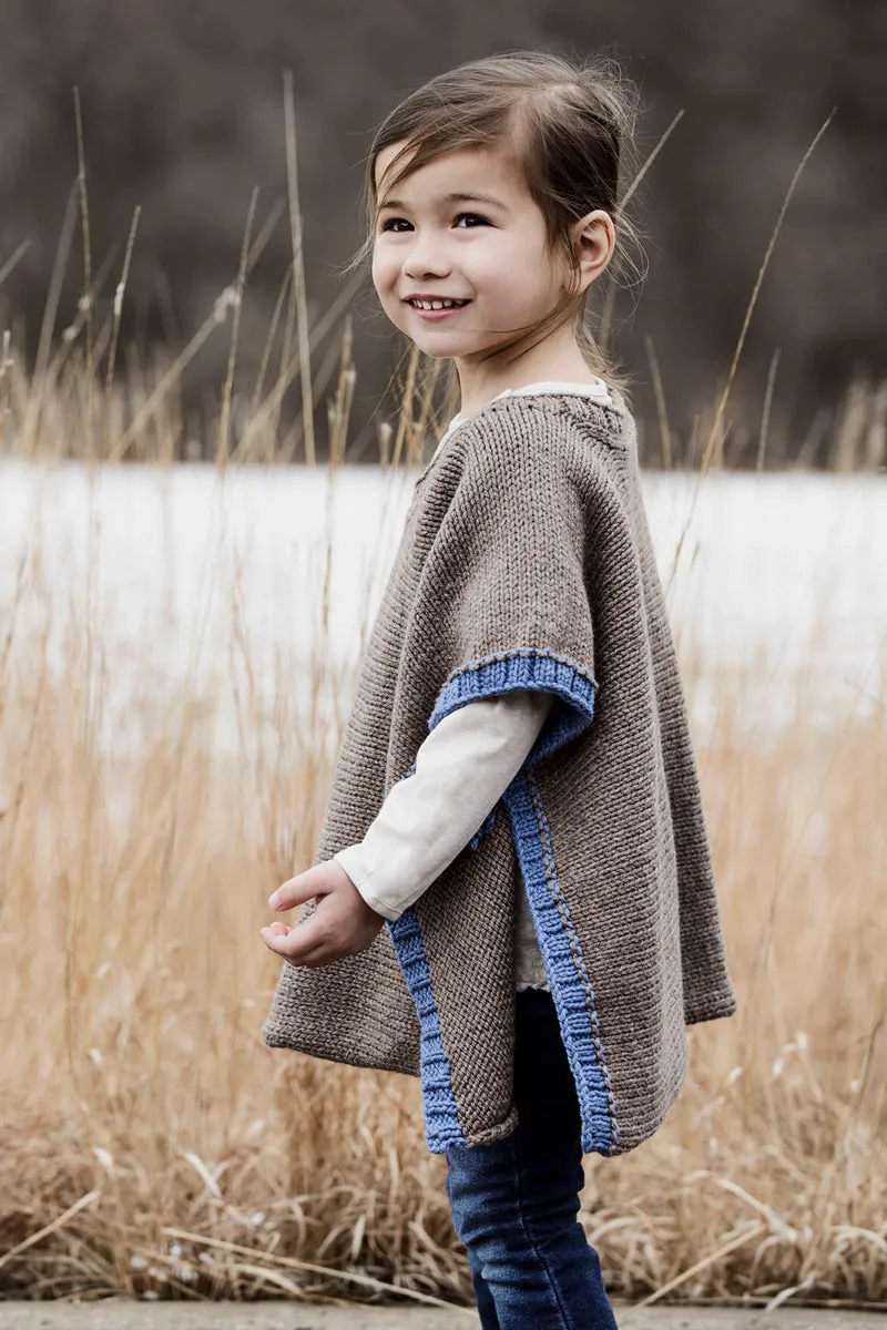 Spud & Chloe Tiny Tots Collection Patterns - Puddle Jumper Poncho - PDF Download