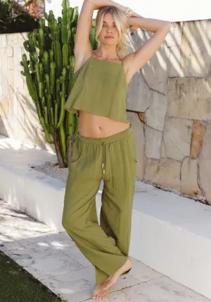 The Cove Pant - Cactus