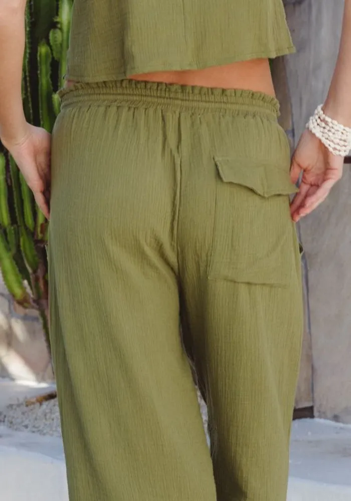 The Cove Pant - Cactus