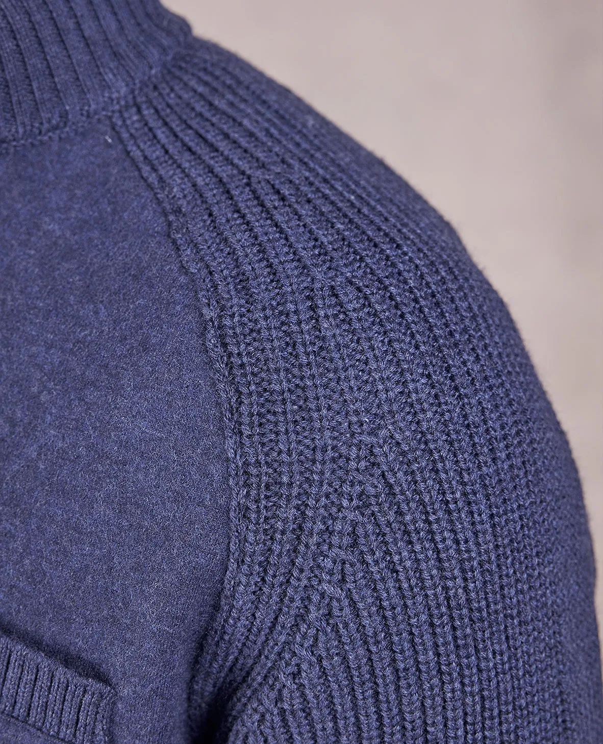 The Milano - Weekender Knit Jacket - Blue