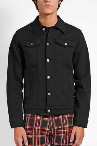 Trash & Vaudeville Black Denim Jacket by Tripp NYC