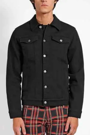 Trash & Vaudeville Black Denim Jacket by Tripp NYC